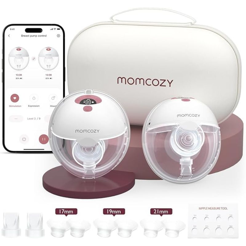 M5 Smart Wearable Breast Pump – Upgraded with App Control