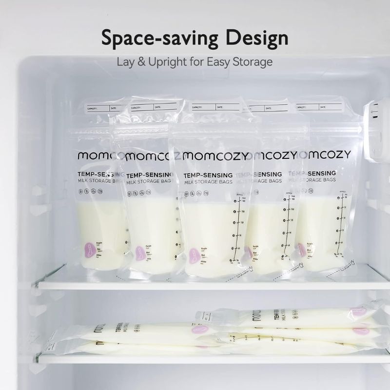 Temp-Sensing Breastmilk Storing Bags