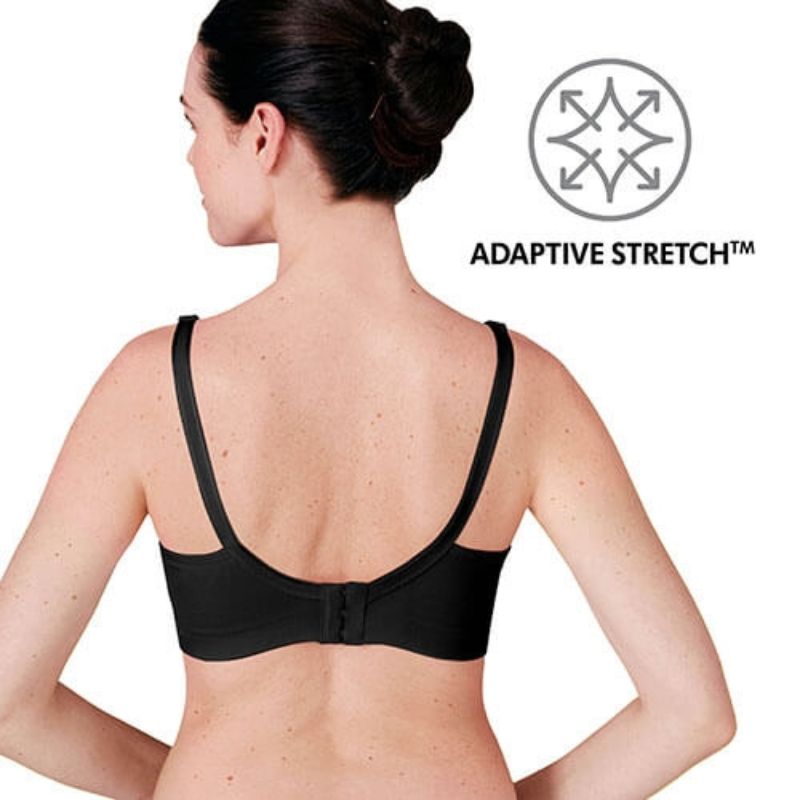 3-In-1 Nursing and Pumping Bra Black