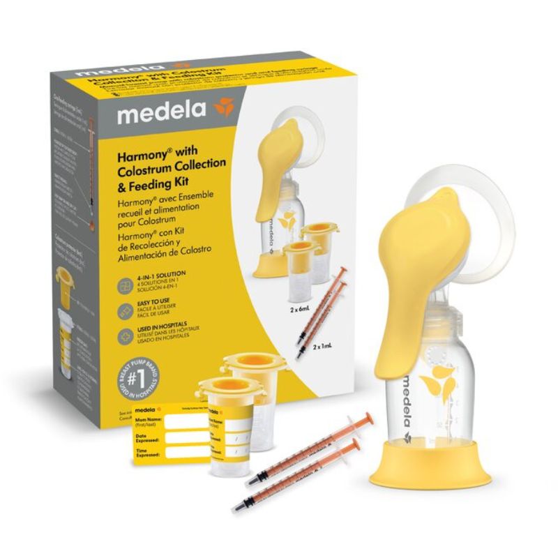 Harmony Manual Breast Pump with Colostrum Collection and Feeding Kit