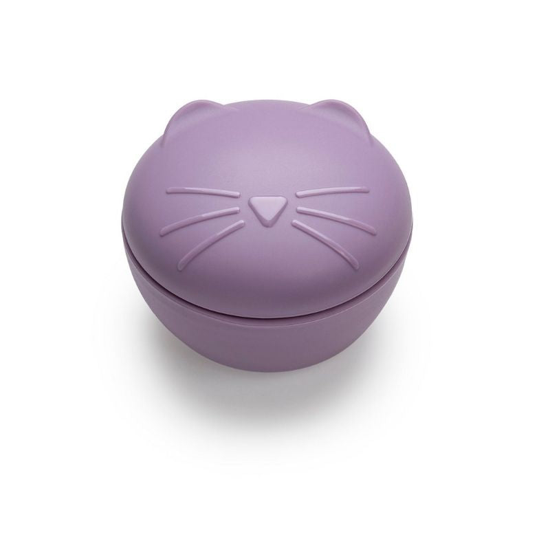Silicone Bowl with Lid Cat