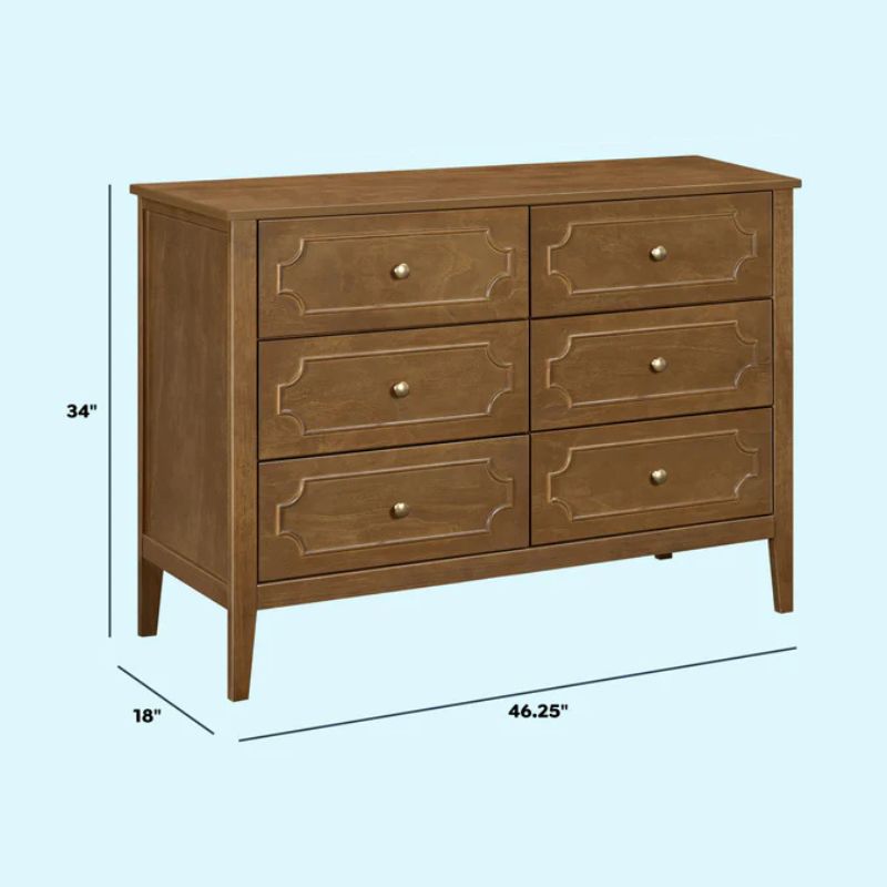 Chloe Regency 6-Drawer Dresser