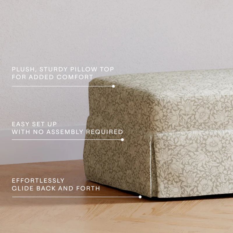 Crawford Gliding Ottoman