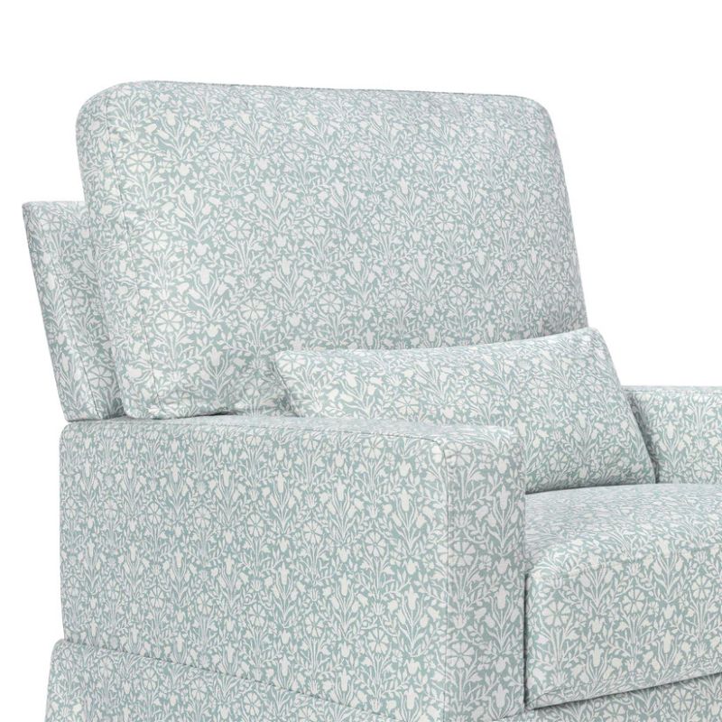 Crawford Pillowback Comfort Swivel Glider