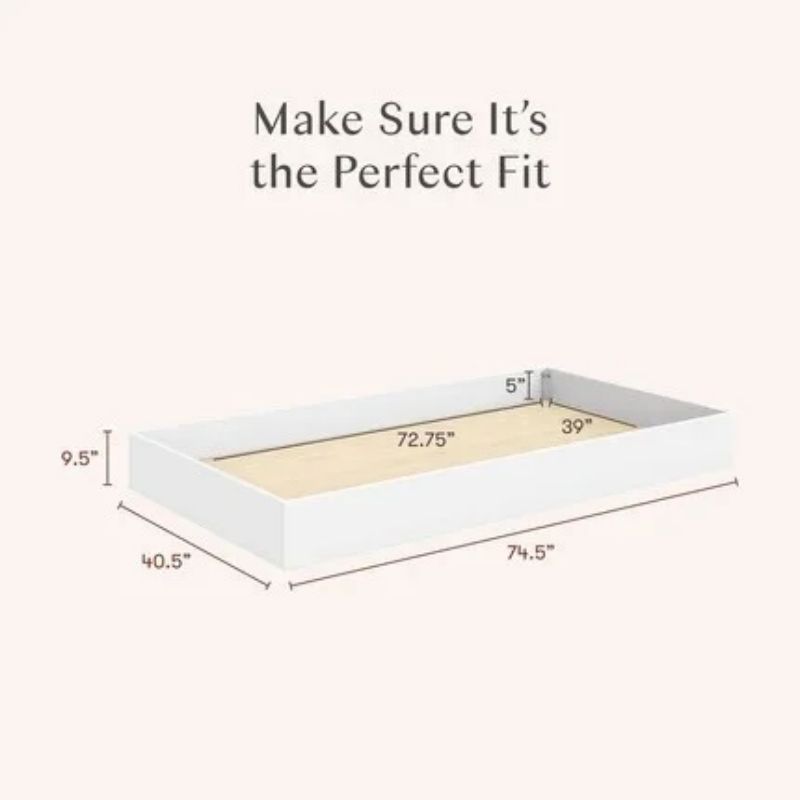 Bondi Twin Trundle Storage Bed