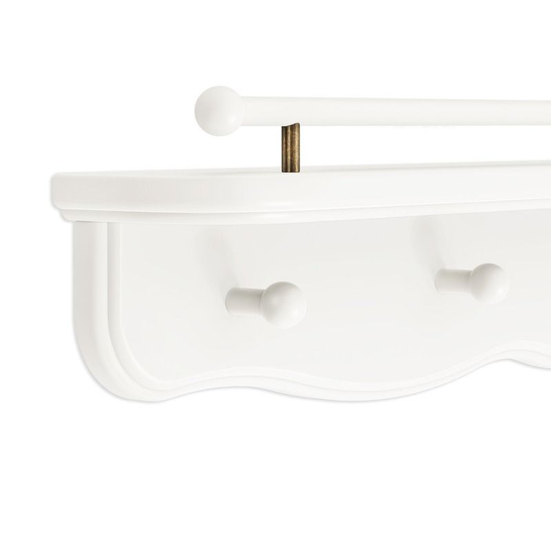 Liberty 31" Wall Shelf with Hooks