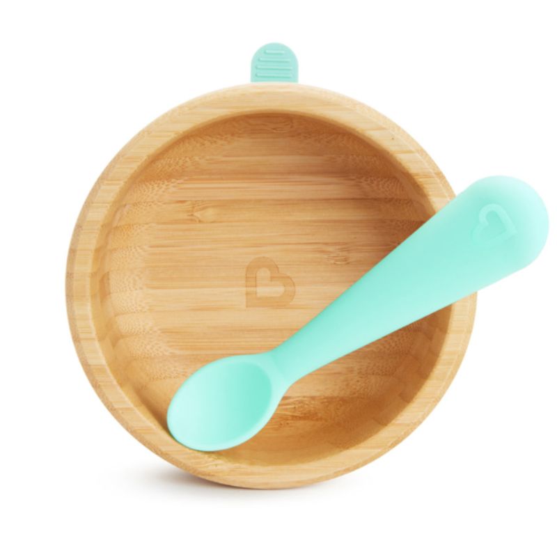 Bambou Suction Bowl & Spoon Set