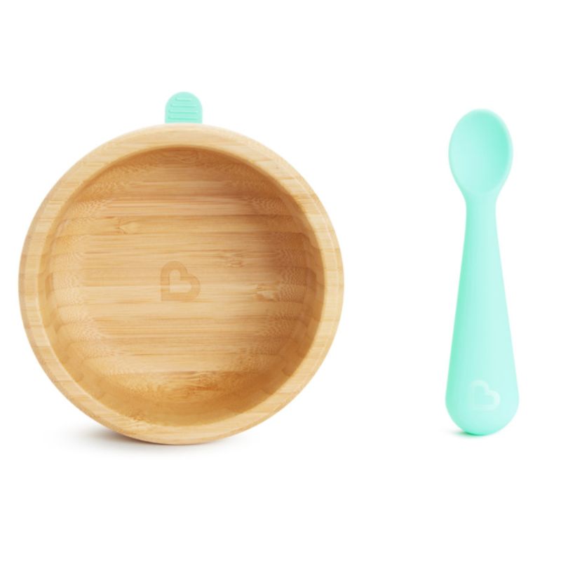 Bambou Suction Bowl & Spoon Set