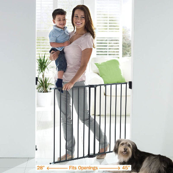 Push to Close Extending Gate
