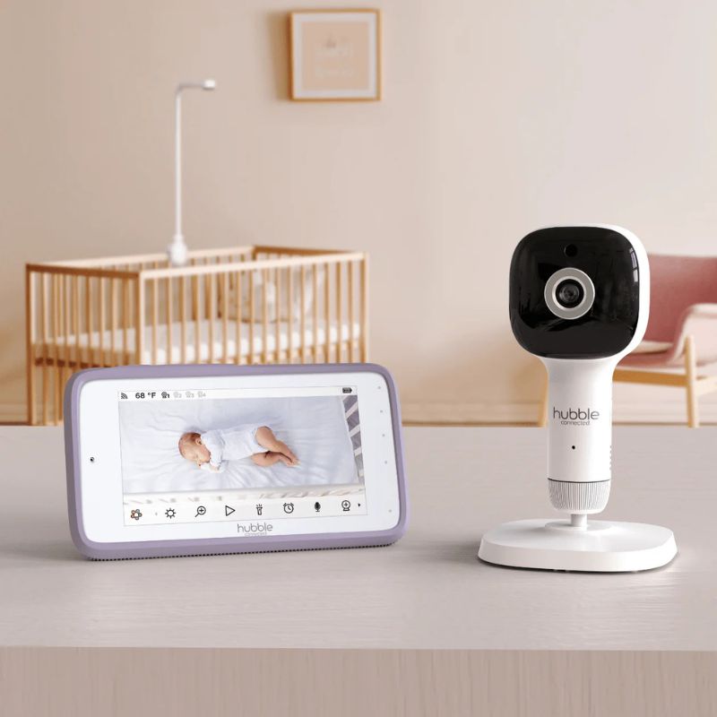 SkyVision AI Pro Baby Monitor with Adjustable Crib Mount
