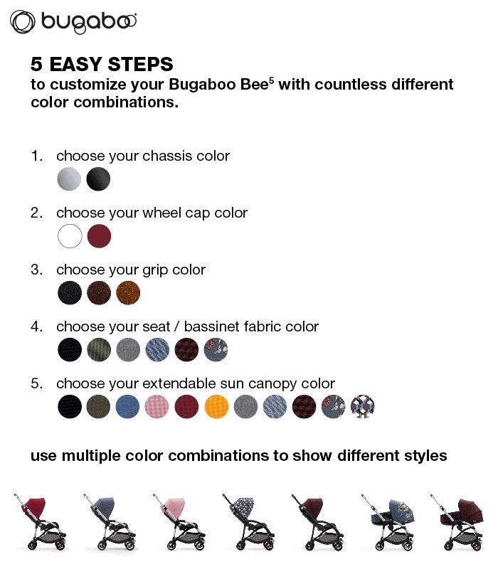 Bee 5 Wheel Caps