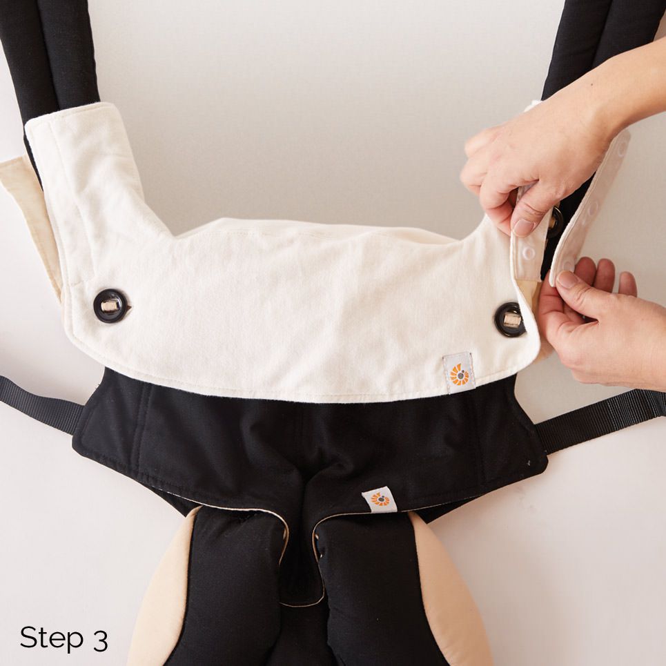 360 Teething Pad & Bib-Natural uniq