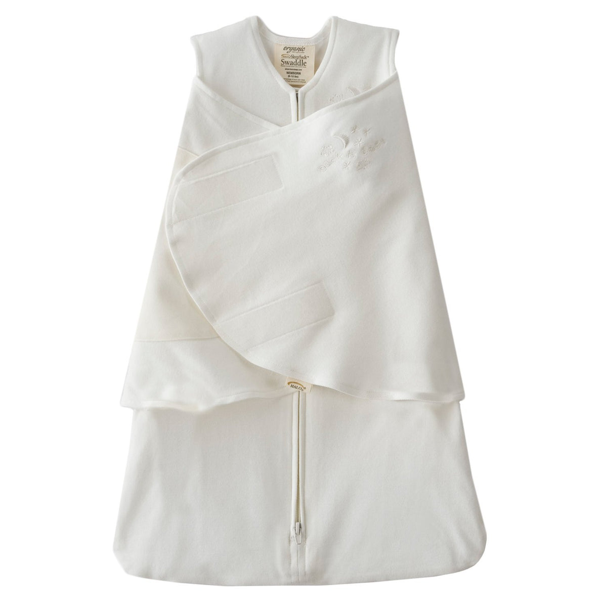SleepSack Swaddle 100% Organic Cotton Cream 0-3M 1.5 Tog uniq