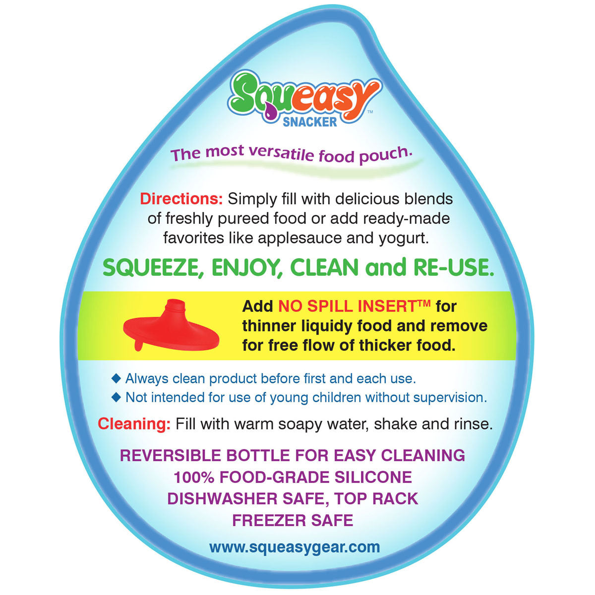 Squeasy Snacker - 6oz