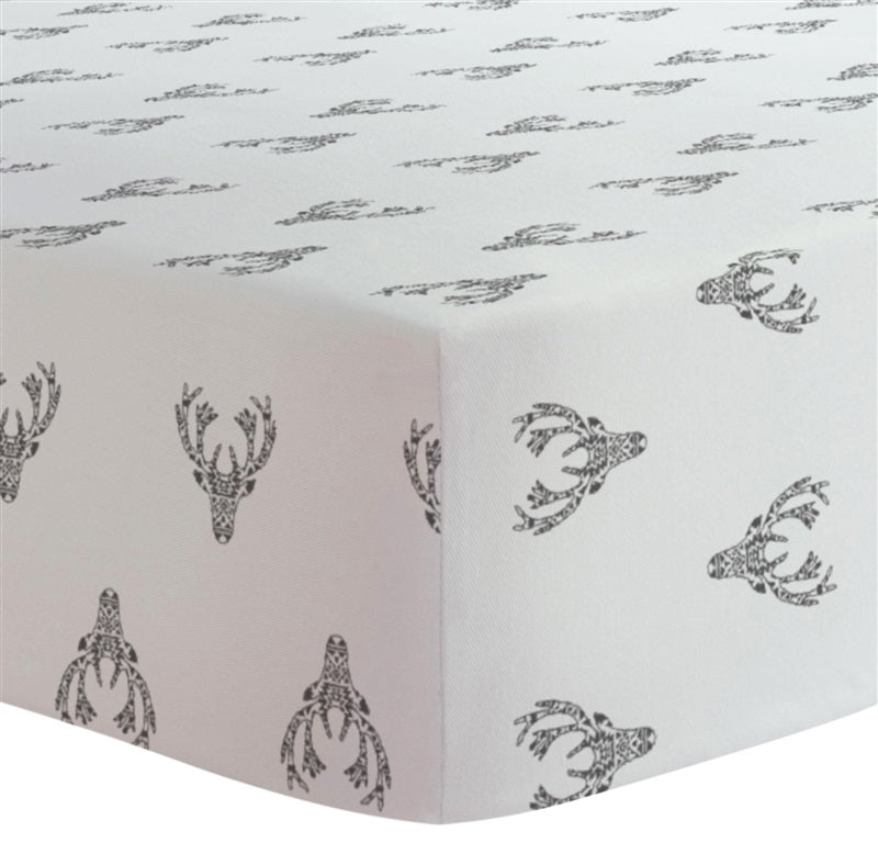 Flannel Bassinet Sheets deer