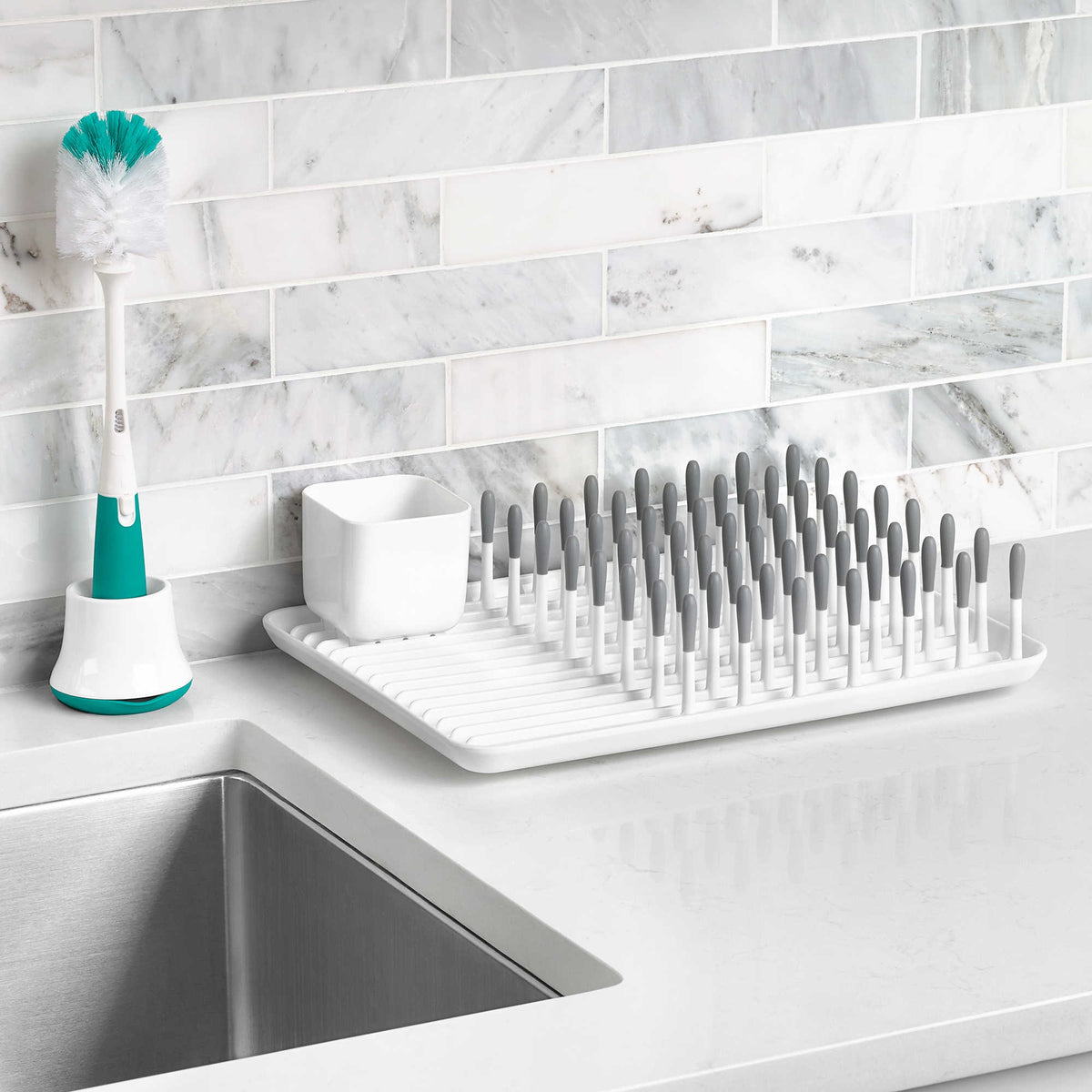Bottle Drying Rack - Grey uniq