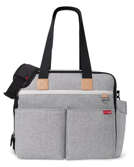 Duo Weekender Diaper Bag - Grey Melange uniq