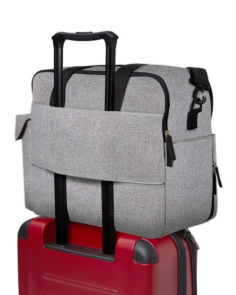 Duo Weekender Diaper Bag - Grey Melange uniq