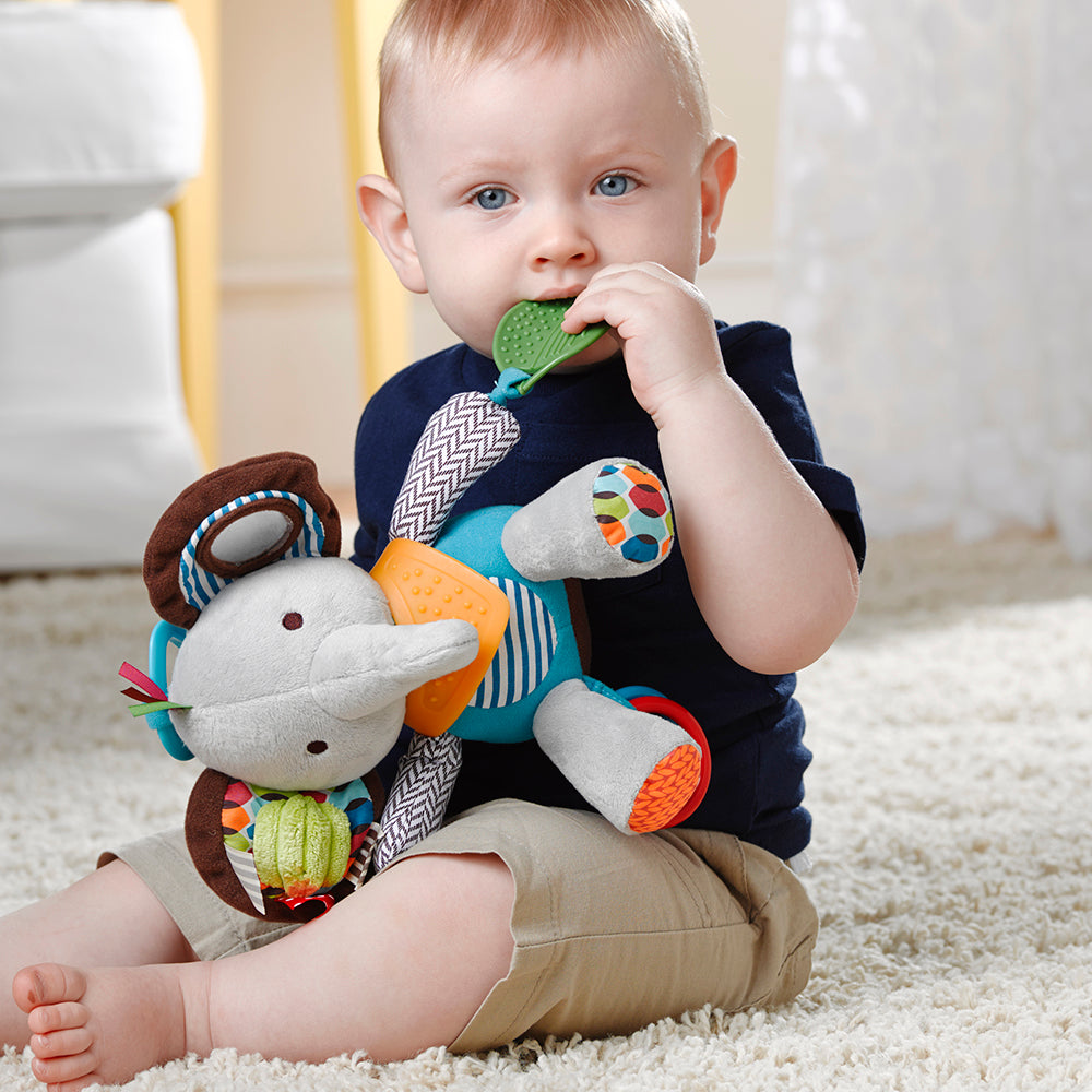 Bandana Buddies Activity Toy & Teether elephant