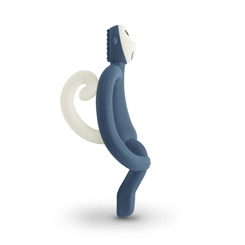 Monkey Teething Toy Airforce Blue