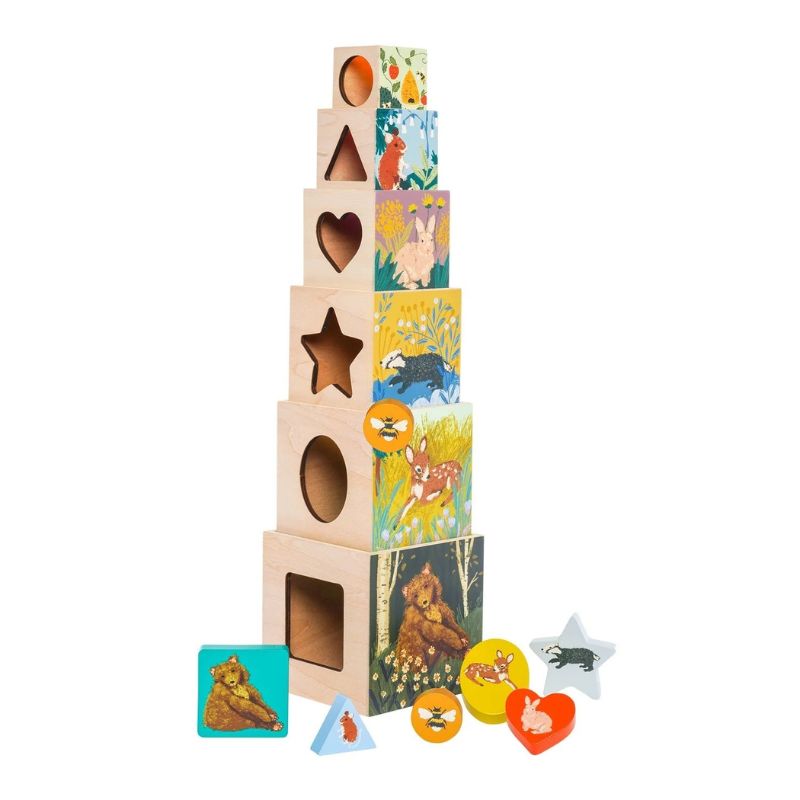 Enchanted Forest Wooden Stacking Set