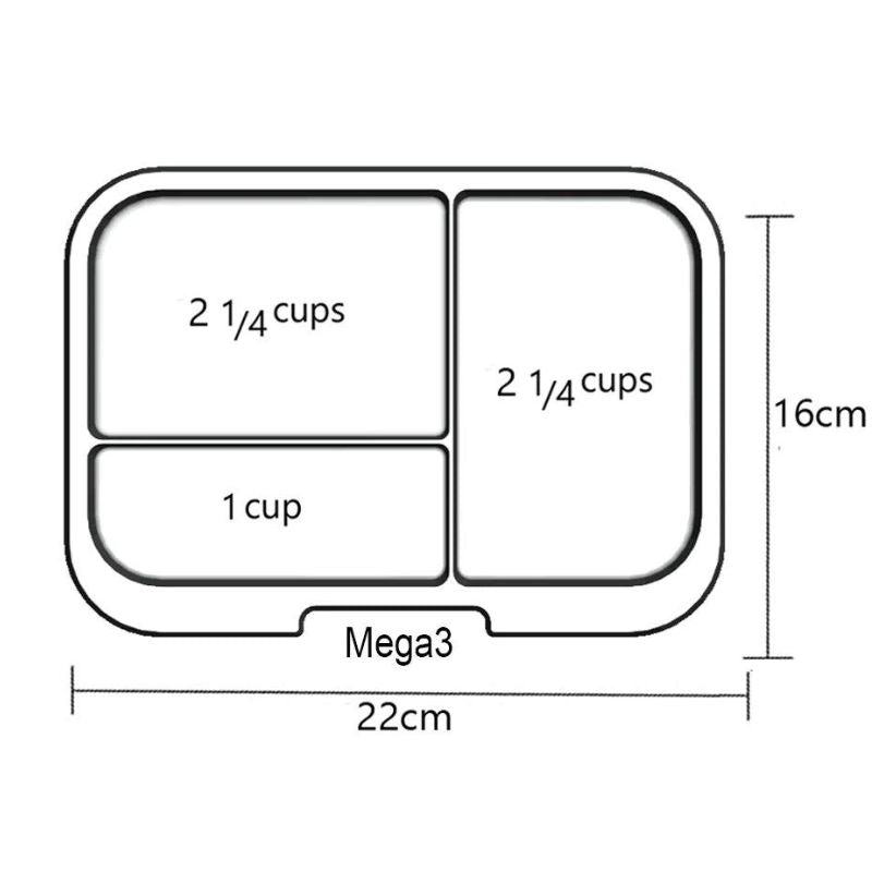 Mega3 Bento Box Milky Way