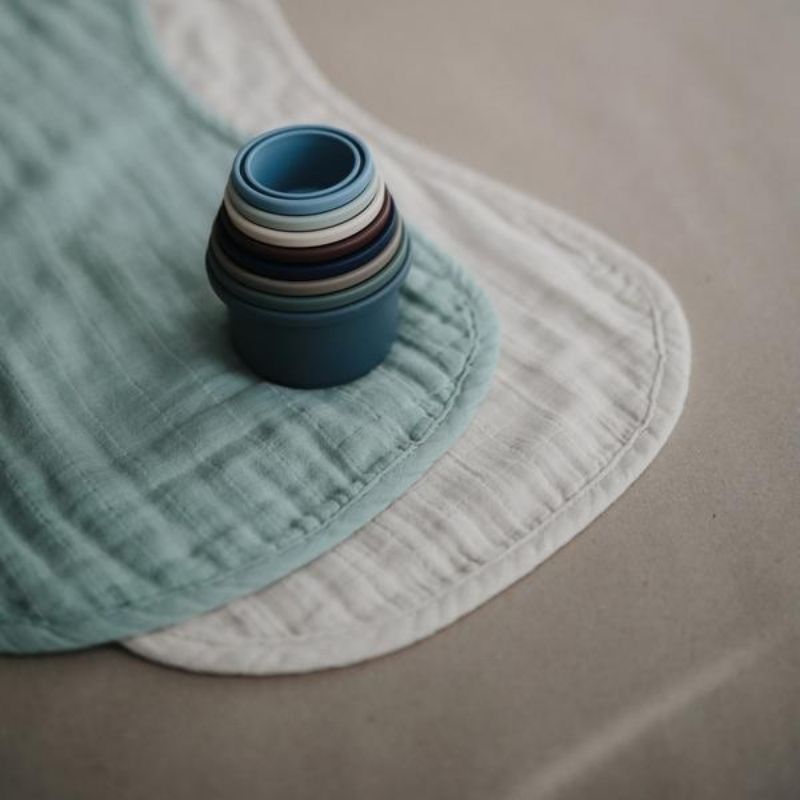 Muslin Burp Cloth Set - 2 Pack