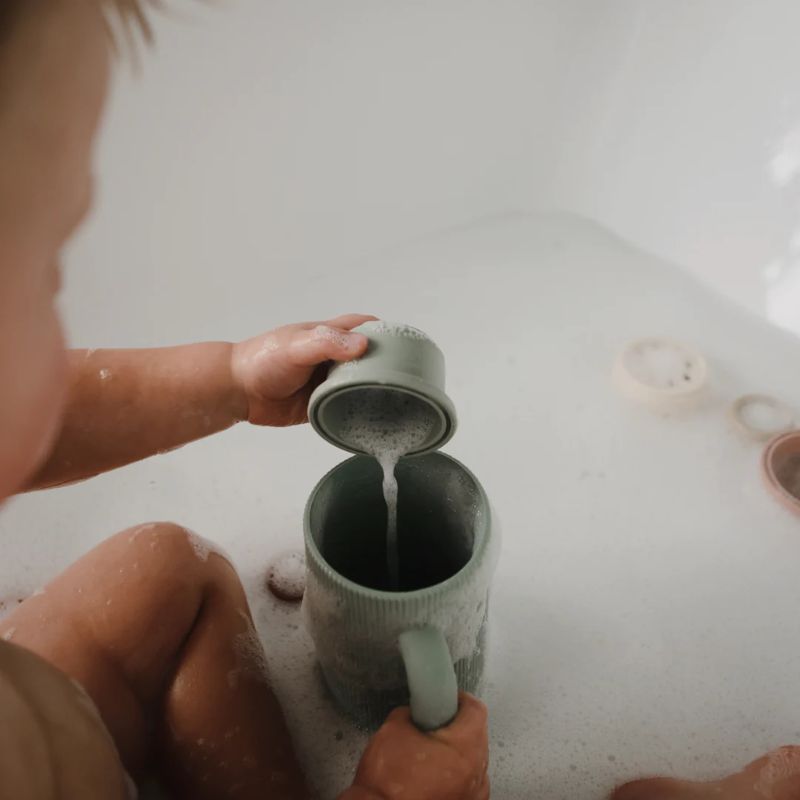 Silicone Bath Rinse Cup Sage