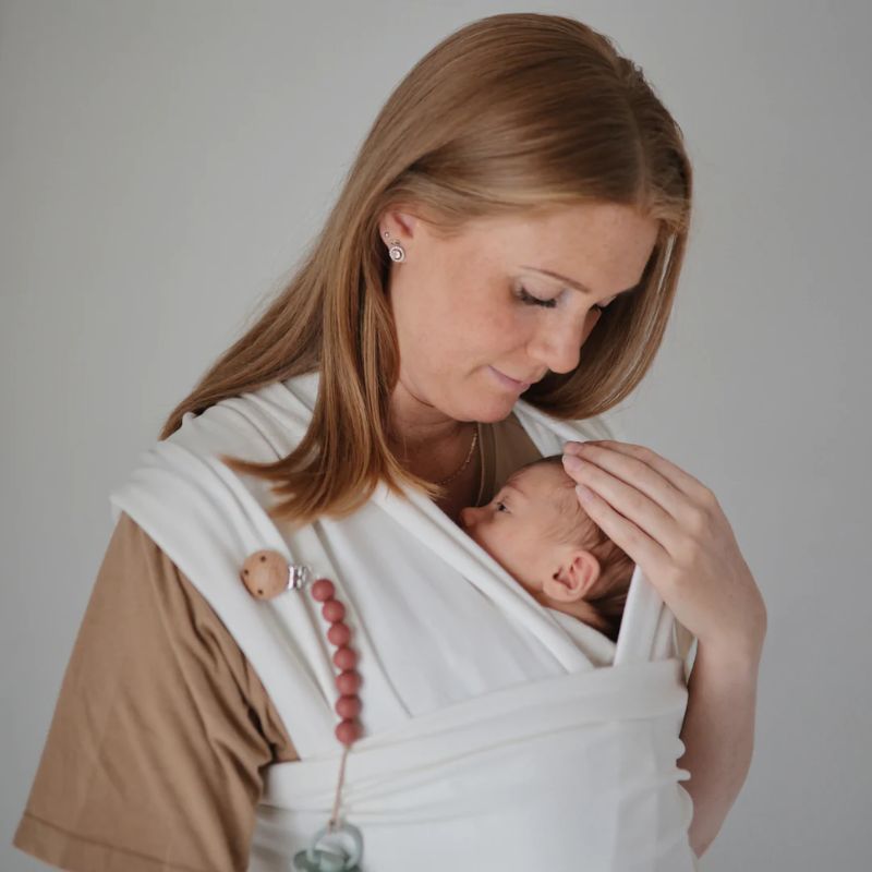 Organic Cotton Baby Wrap Ivory