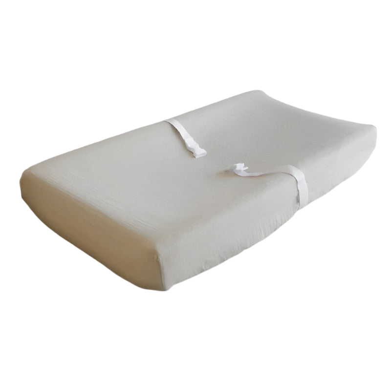 Extra Soft Muslin Changing Pad Cover Fog