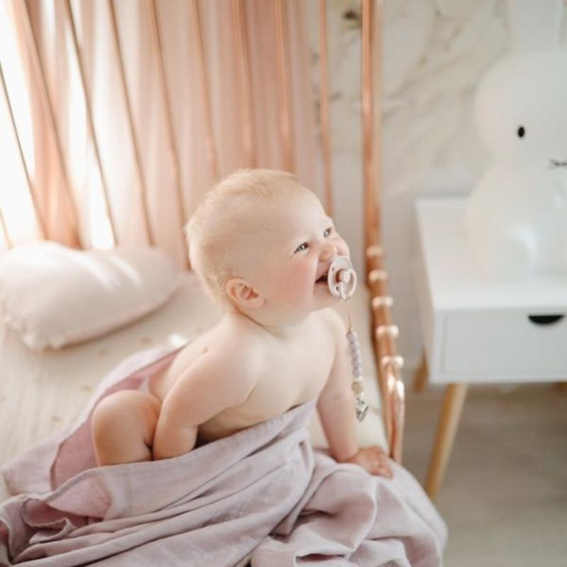Extra Soft Muslin Crib Sheet Rainbow