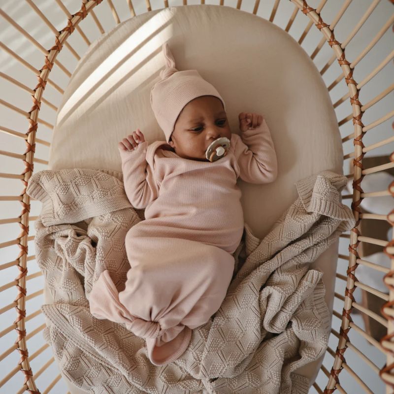Mini Muslin Crib Sheet Fog