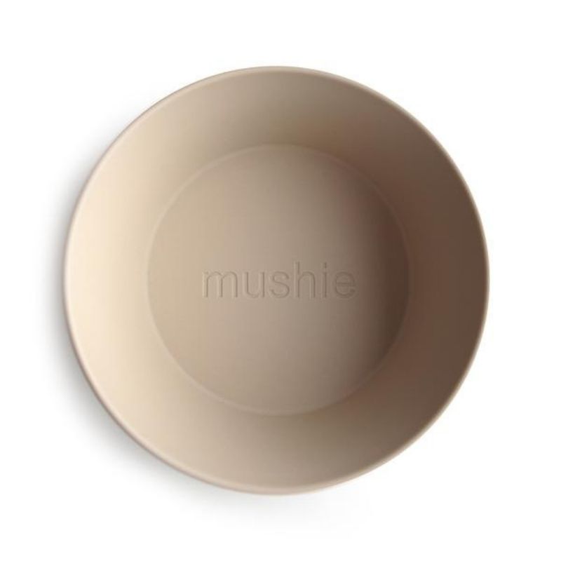 Round Dinnerware Bowl - 2 Pack Vanilla