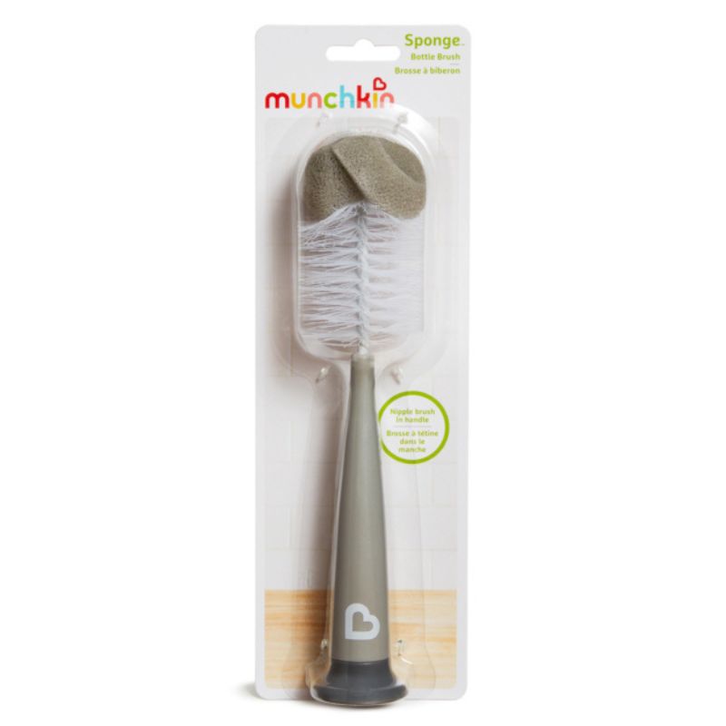 Sponge Bottle Brush - Grey