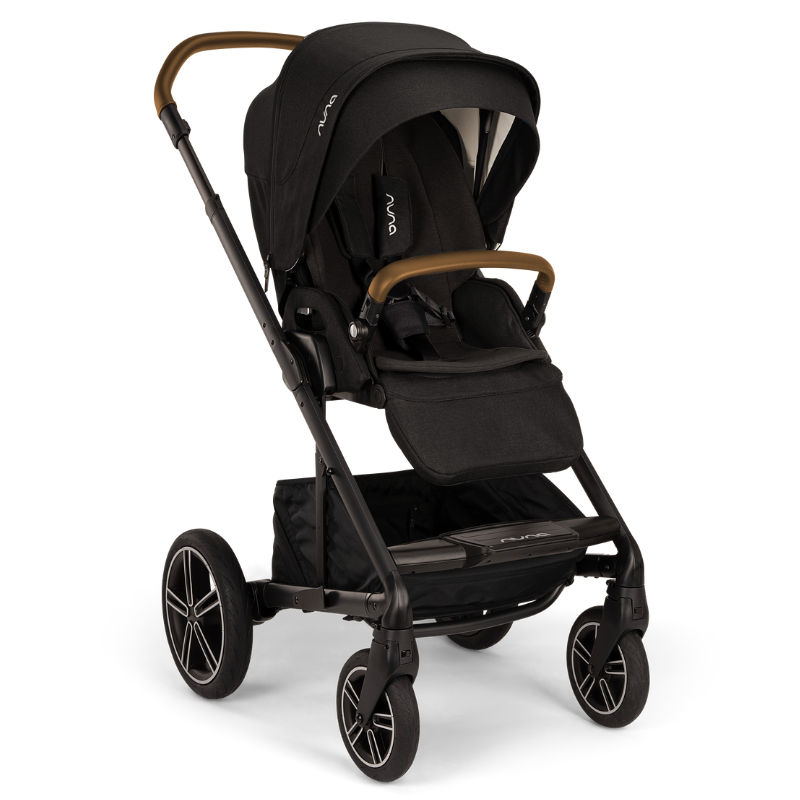 MIXX Next Stroller - Caviar (Tan Leatherette)
