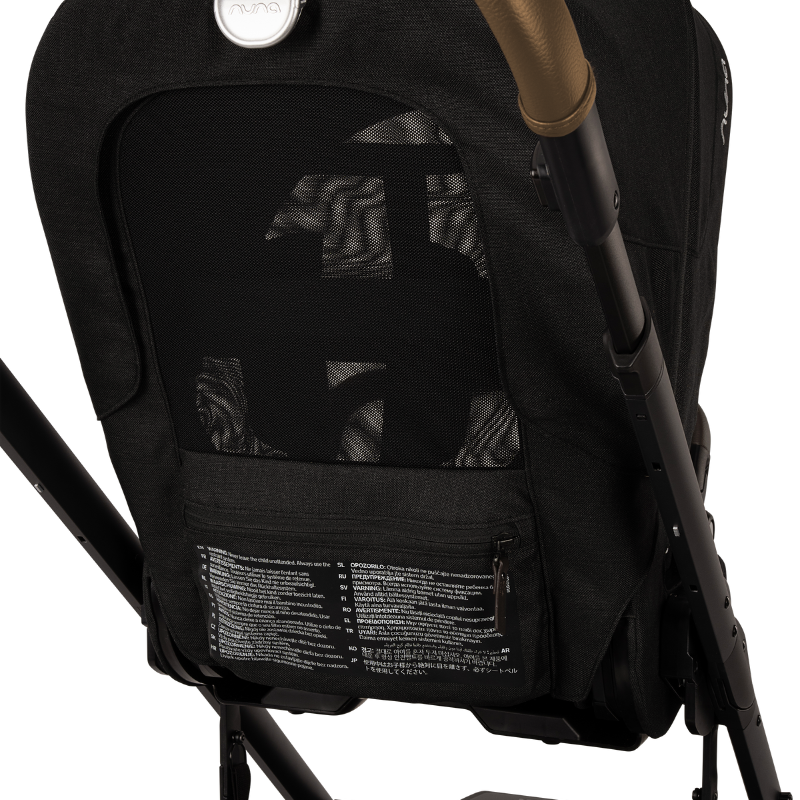 MIXX Next Stroller - Caviar (Tan Leatherette)