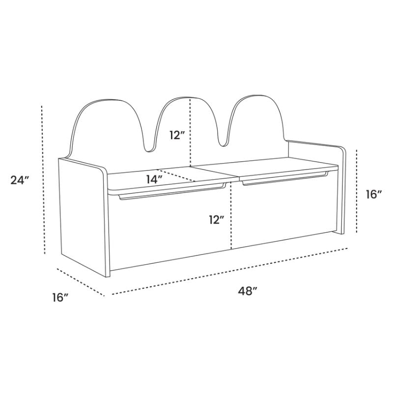 Camel Storage Bench
