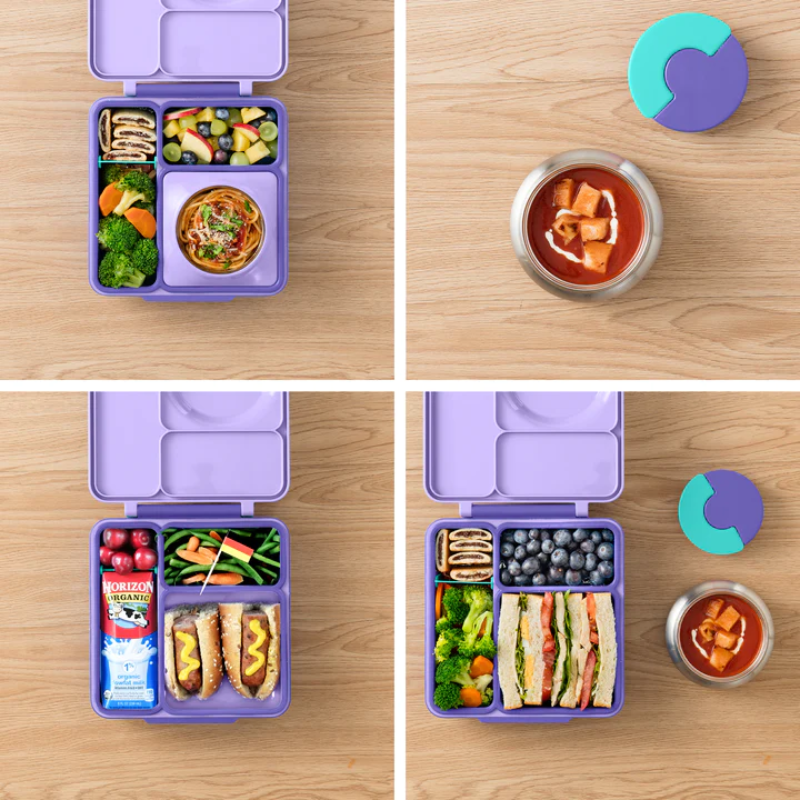OmieBox Bento Box Purple Plum