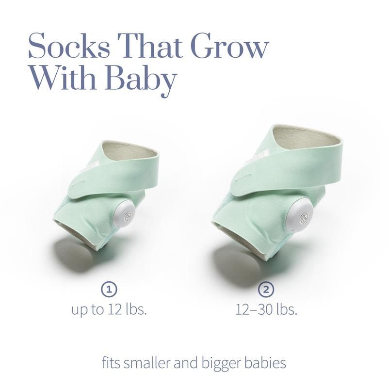 Dream Sock Wearable Baby Monitor Mint