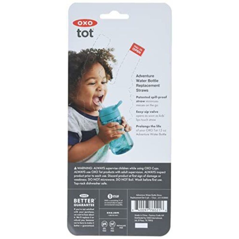 Water Bottle Replacement Straw - 2 pack