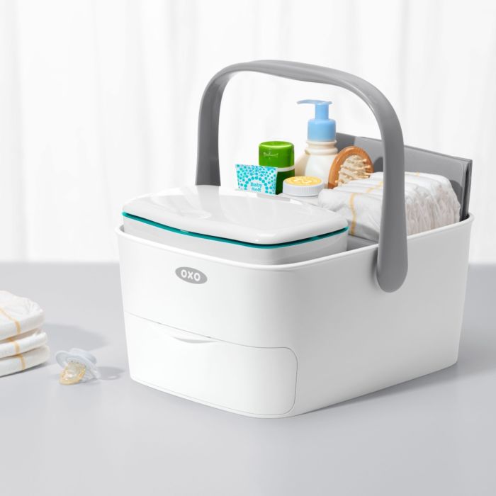Diaper Caddy with Change Mat