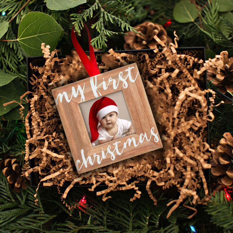 My First Christmas Wooden Ornament