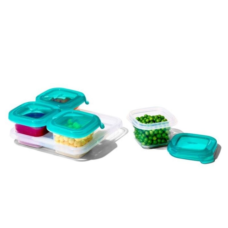 Baby Blocks Silicone Freezer Storage Containers