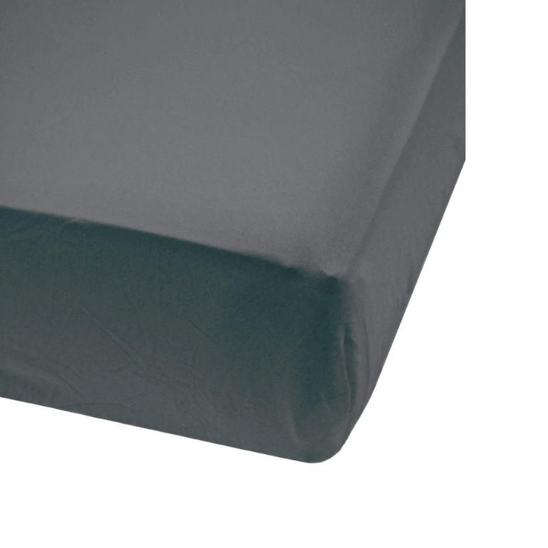 Bamboo Fitted Sheet  Charcoal