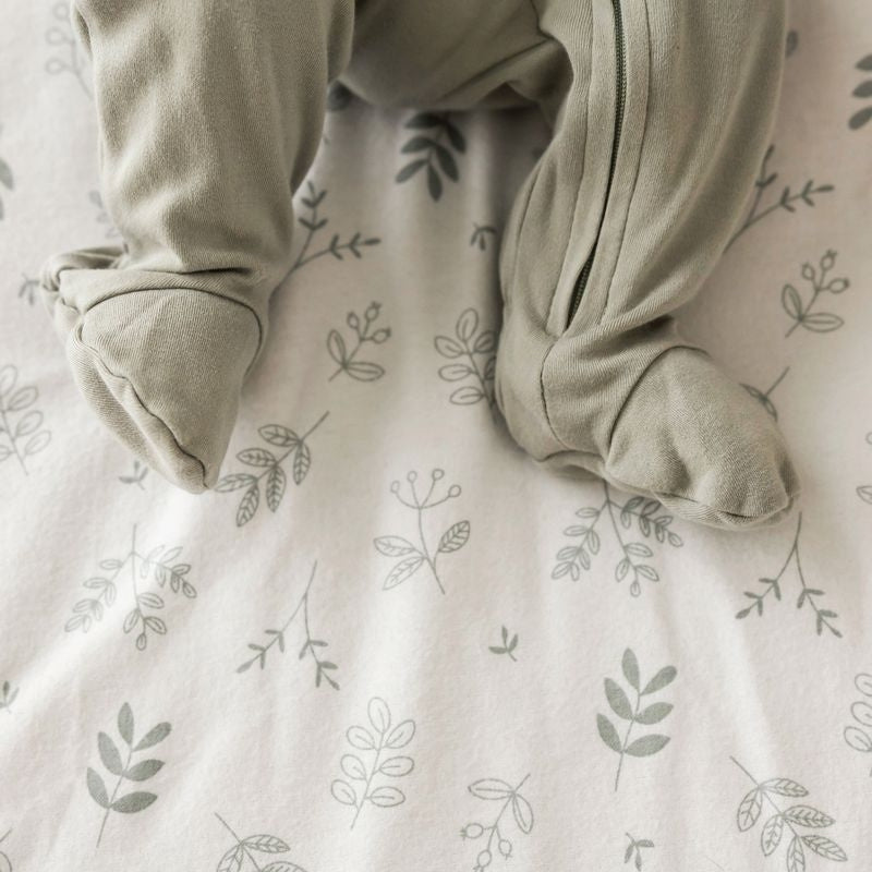 Fitted Flannel Crib Sheet
