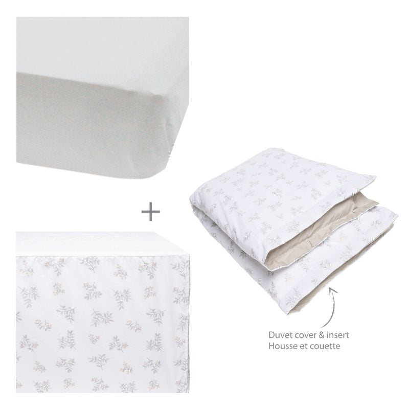 4 Pieces Crib Set