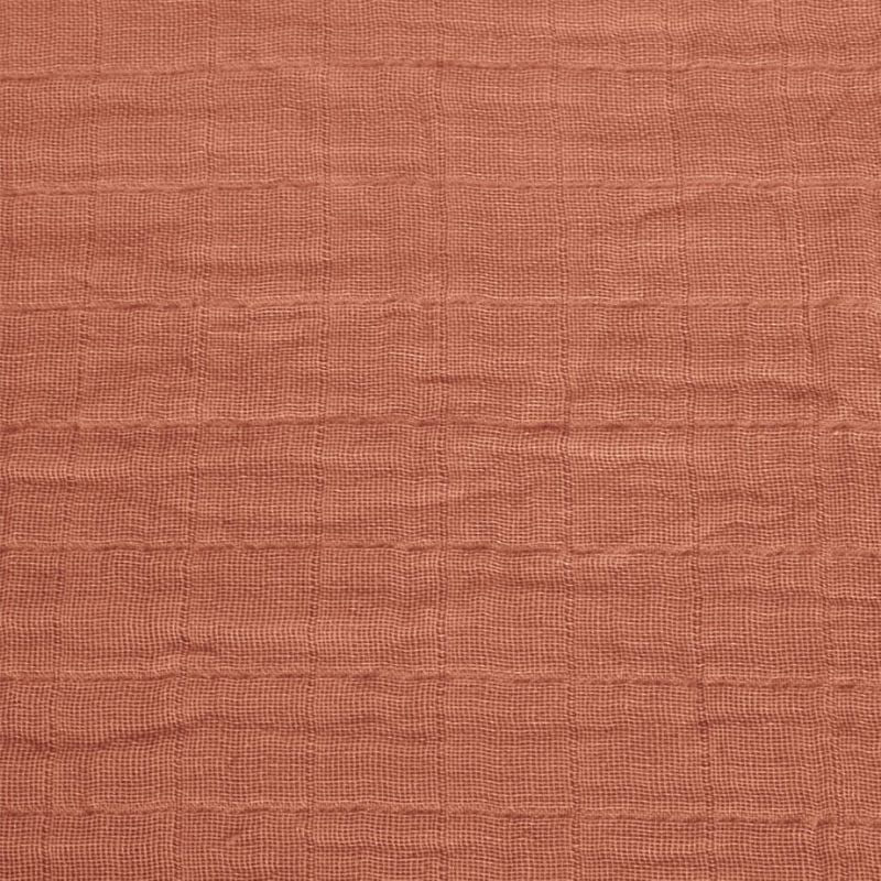 Cotton Muslin Changing Pad Cover Cinnamon