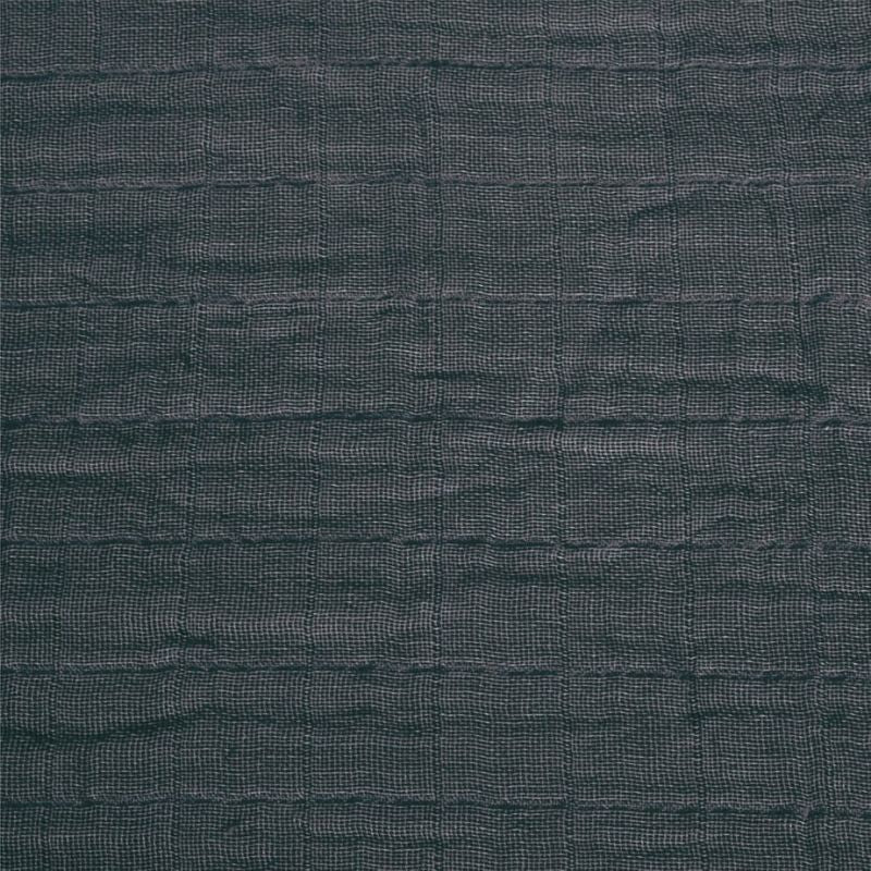 Organic Muslin Swaddle Black/Charcoal