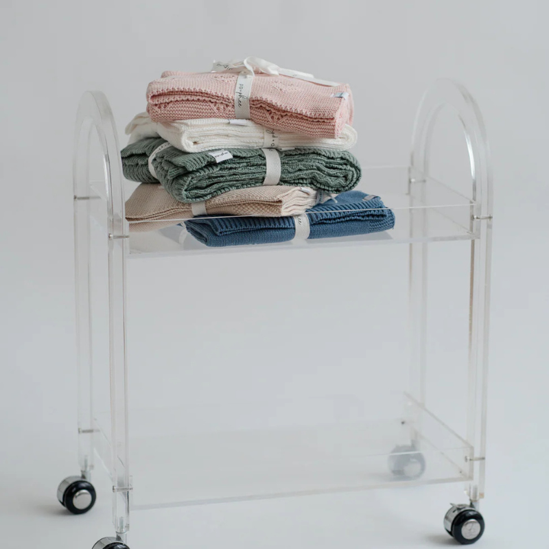 Cotton Knit Baby Blanket