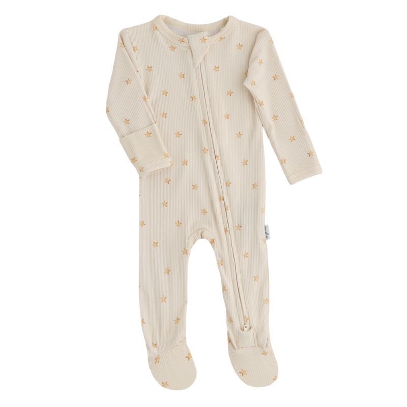 Cotton Ribbed Footed Sleepers